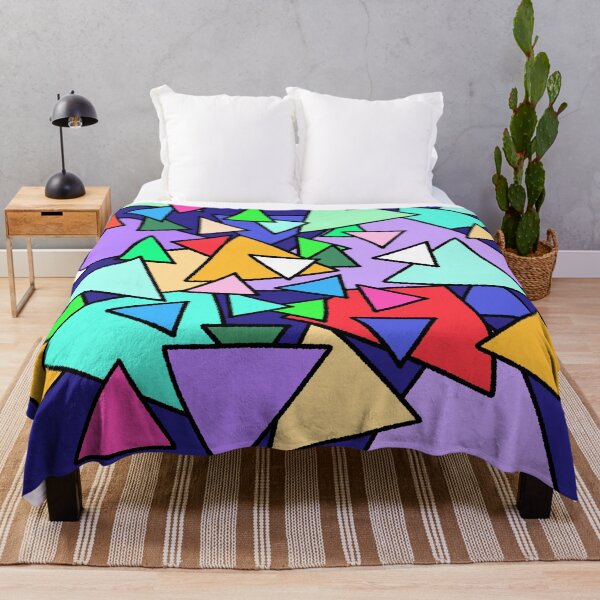 Item preview, Colorful Overlapping Triangles Abstract Art designed and sold by ubborn.