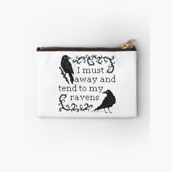 Item preview, I Must Away and Tend to My Ravens designed and sold by SparklesMakesStudio.