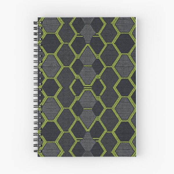 Item preview, Futuristic Hex Knit Textile Pattern designed and sold by frumixart.