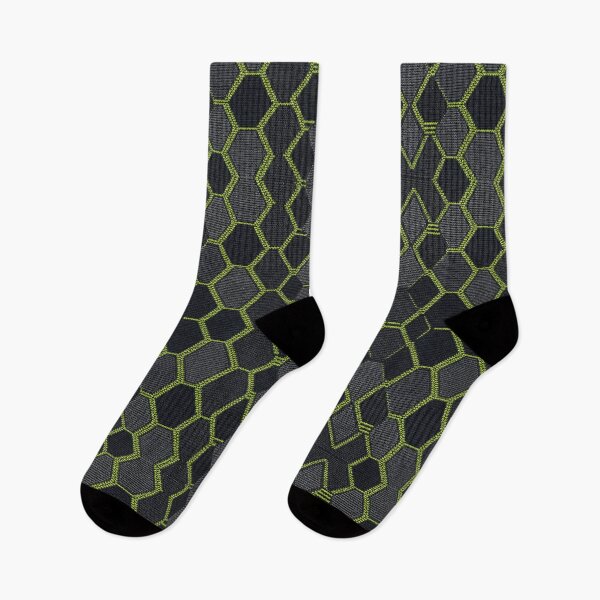 Artikelvorschau, Futuristisches Hex-Stricktextilmuster entworfen und verkauft von frumixart.
