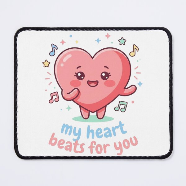 Item preview, My Heart Beats For You Cute Heart Design – Kawaii Love Gift designed and sold by morning sun.