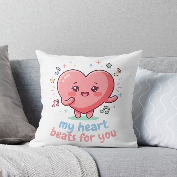 Item preview, My Heart Beats For You Cute Heart Design – Kawaii Love Gift designed and sold by morning sun.