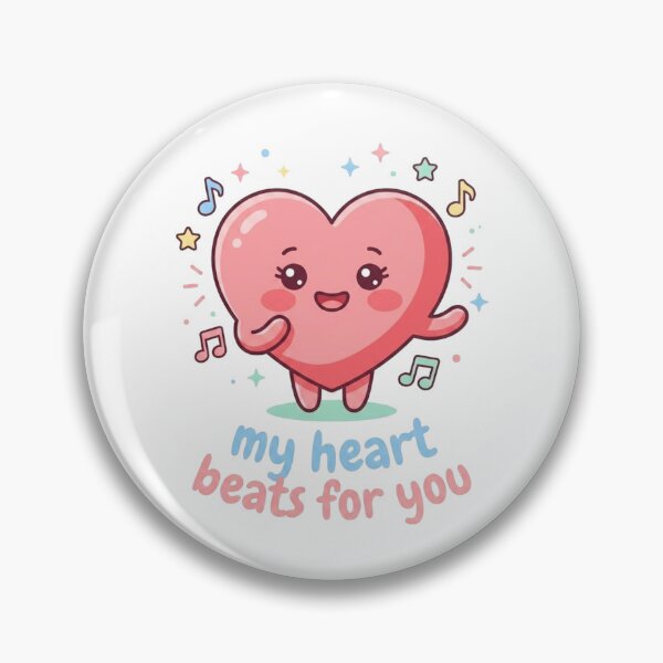 Item preview, My Heart Beats For You Cute Heart Design – Kawaii Love Gift designed and sold by morning sun.