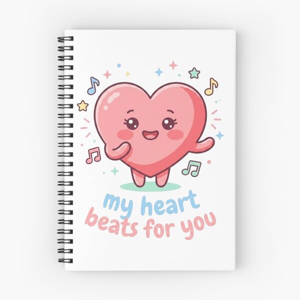 Item preview, My Heart Beats For You Cute Heart Design – Kawaii Love Gift designed and sold by morning sun.