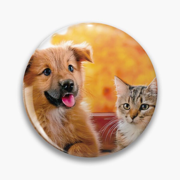 Item preview, Cozy Autumn Puppy and Cat Window View designed and sold by OsakaYumeWorks.