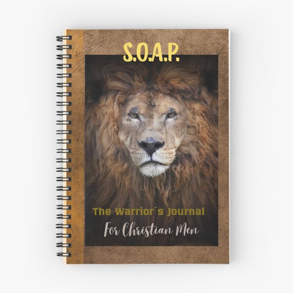Item preview, Rise Like Eagles, Stand Like Lions - S.O.A.P. Bible Study Journal for Men | Faith, Strength, Leadership & Prayer designed and sold by PureHopeStudio.