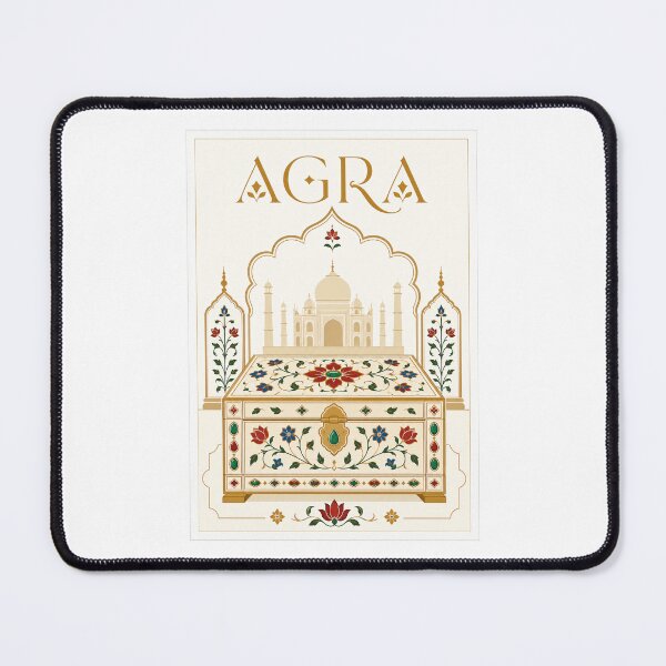 Item preview, Agra Mughal Jewelry Chest Poster designed and sold by Beyond Destinations.