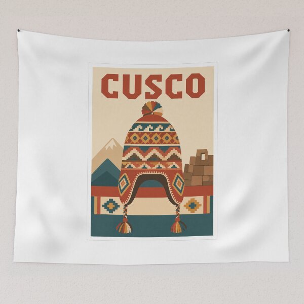 Item preview, Cusco Andean Chullo Travel Poster designed and sold by Beyond Destinations.