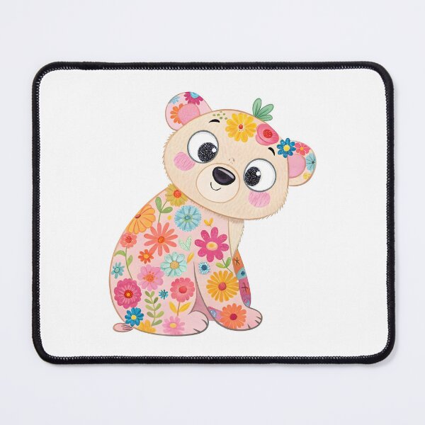 Item preview, Floral Teddy Charm designed and sold by trendspatterns.