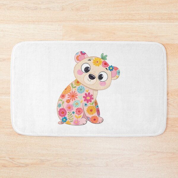Item preview, Floral Teddy Charm designed and sold by trendspatterns.