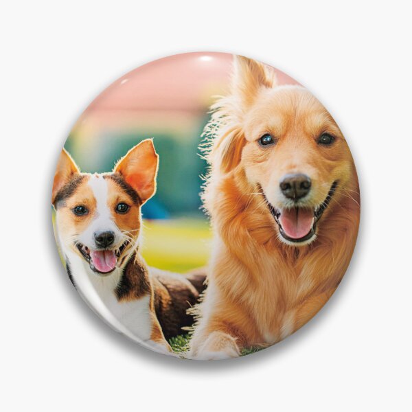 Item preview, Happy Dog Friends Smiling Meadow designed and sold by OsakaYumeWorks.