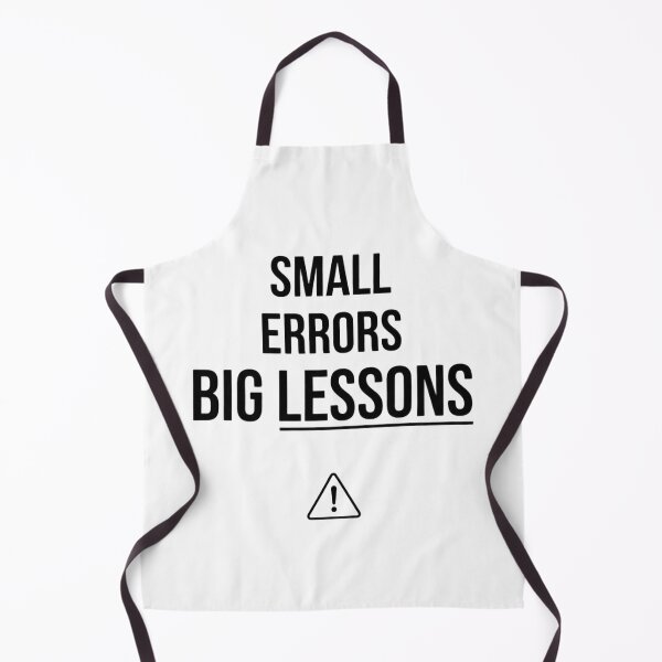 Item preview, Small Errors Big Lessons Engineering Warning Icon designed and sold by Amr Darwish Graphic designer.