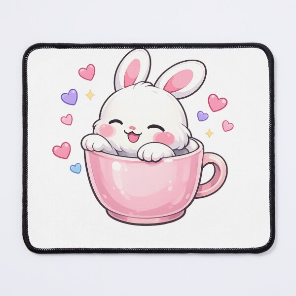 Item preview, happy rabbit baby with hearts designed and sold by Uni-Fashion.