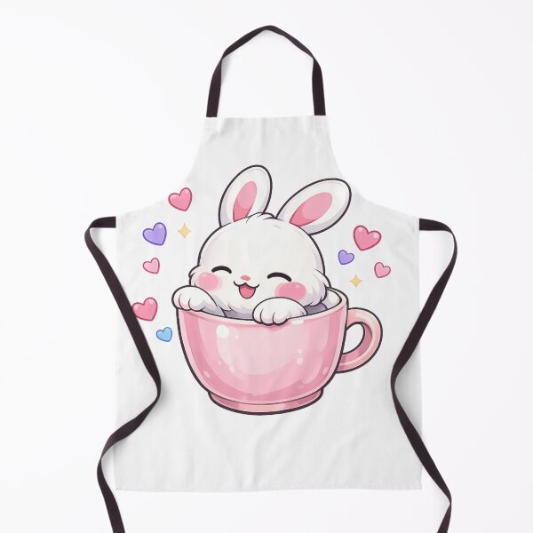 Item preview, happy rabbit baby with hearts designed and sold by Uni-Fashion.