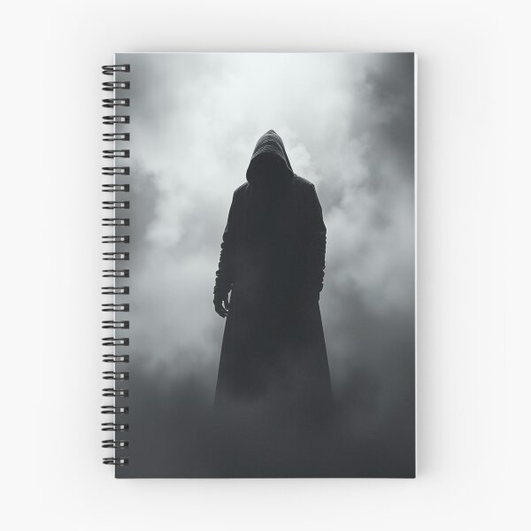 Item preview, Mysterious Hooded Figure in Swirling Fog - Dark Gothic Art designed and sold by EllDAV777.