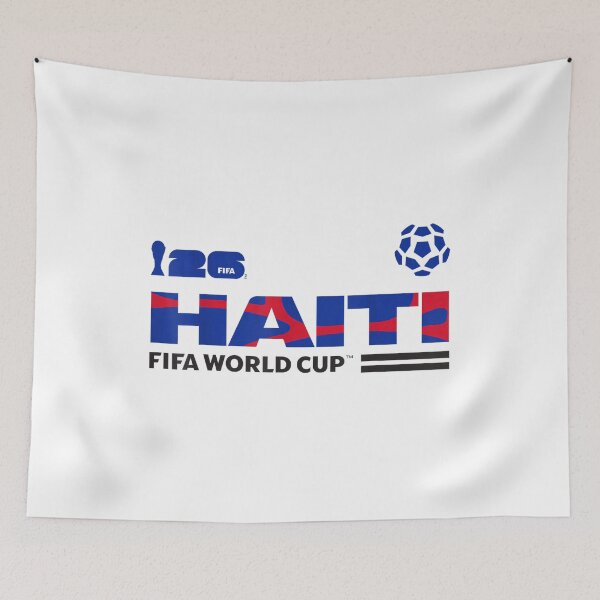 Item preview, Haiti FIFA World Cup 26 Qualifier Football Supporter designed and sold by WoodrowCaldwell.