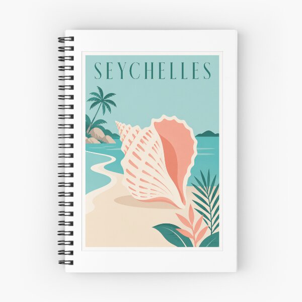 Item preview, Seychelles Conch Shell Travel Poster designed and sold by Beyond Destinations.