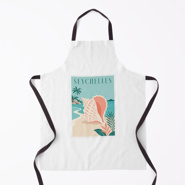 Item preview, Seychelles Conch Shell Travel Poster designed and sold by Beyond Destinations.