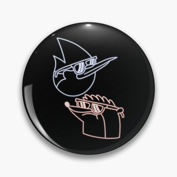 Item preview, Mordecai And Rigby Neon designed and sold by tuarthqui.