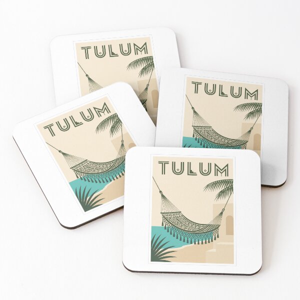 Item preview, Tulum Boho Hammock Travel Poster designed and sold by Beyond Destinations.