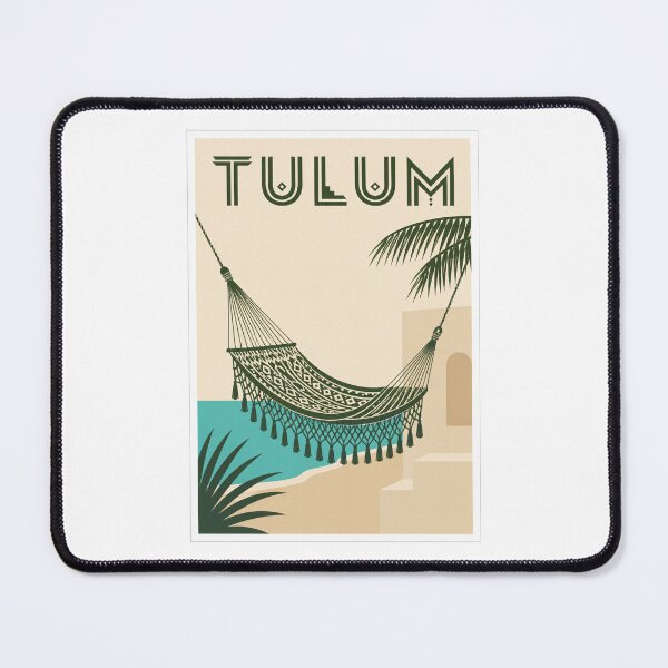 Item preview, Tulum Boho Hammock Travel Poster designed and sold by Beyond Destinations.