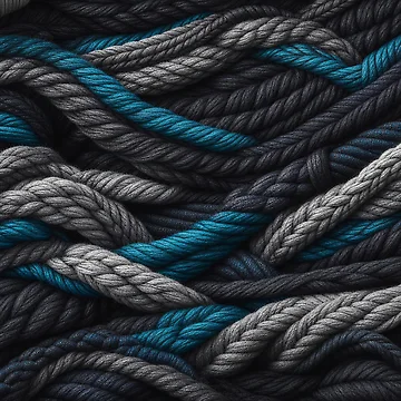 Artwork thumbnail, Braided Rope Textile Texture Pattern by frumixart