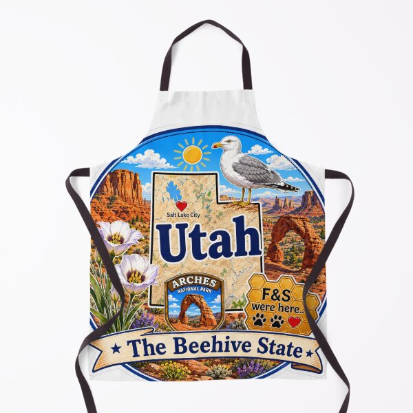 Item preview, Utah - Collect America with Freckle and Spencer designed and sold by CollectrsCornr.