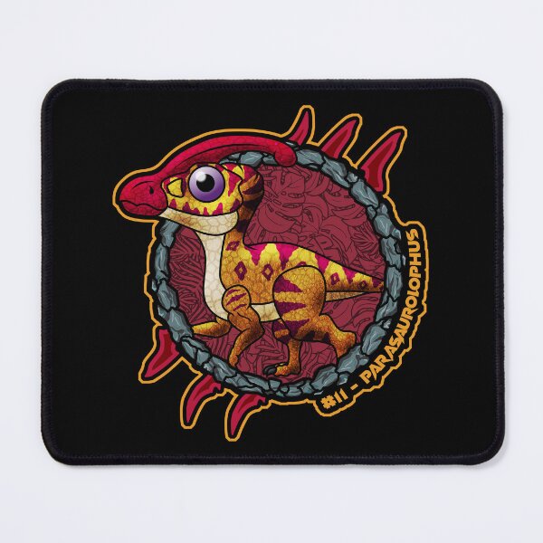 Item preview, Pocket Dinosaur Parasaurolophus | Cute Hadrosaur Dinosaur Sticker Design designed and sold by Grimtech Workshop.