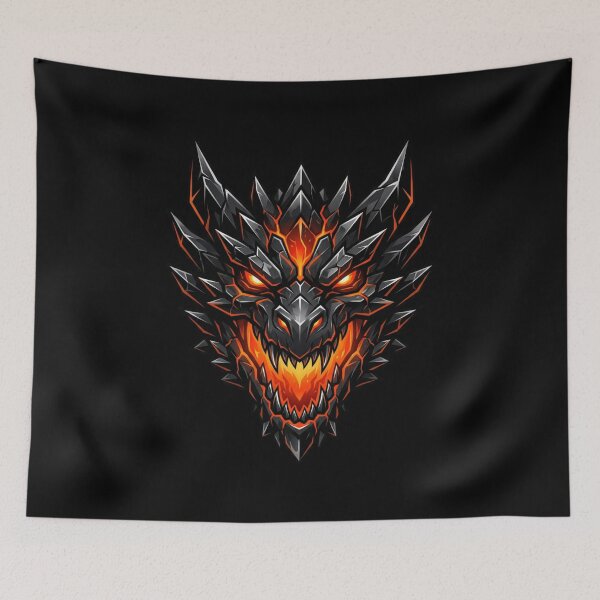 Item preview, Obsidian Dragon Fire Core Beast designed and sold by KhAIa Reeve Art Studio.