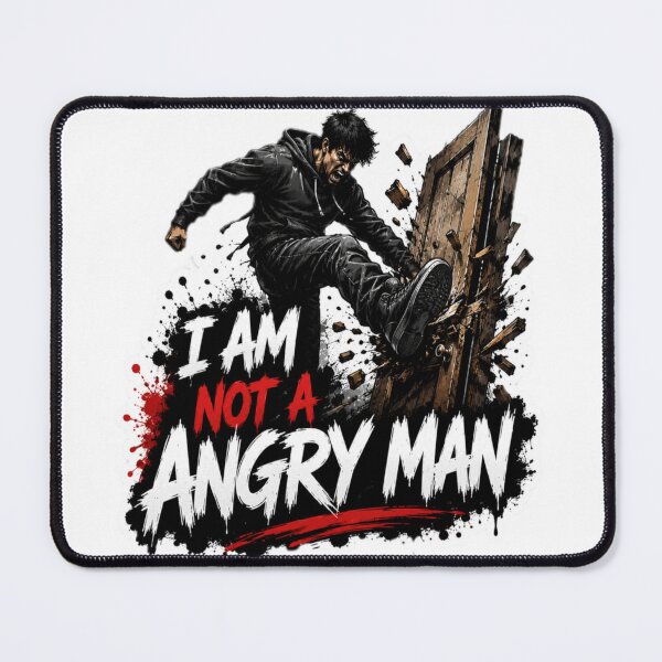 Item preview, Am Not an Angry Man – Graffiti Rage Sticker designed and sold by Genzfirevibes.