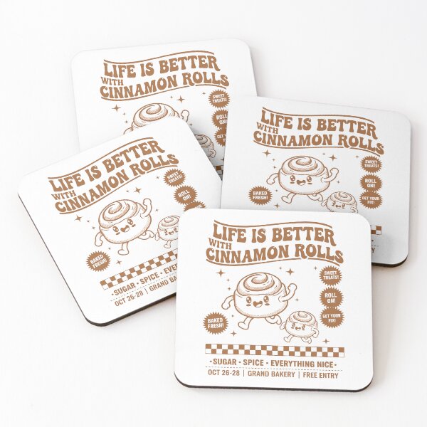 Item preview, Breakfast Life Is Better With Cinnamon Rolls designed and sold by LuminOrb.