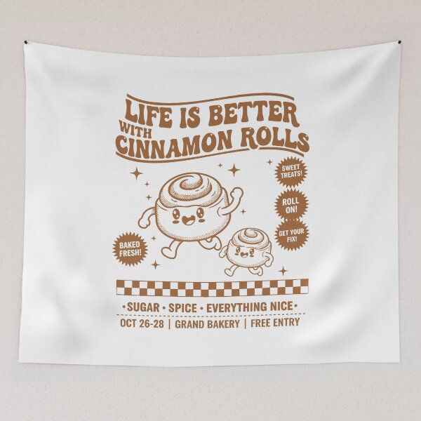 Item preview, Breakfast Life Is Better With Cinnamon Rolls designed and sold by LuminOrb.