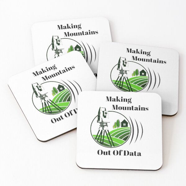 Item preview, Making Mountains Out Of Data Gift Idea For Land Surveyors designed and sold by Glitch-Cult.