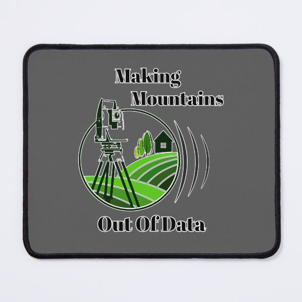 Item preview, Making Mountains Out Of Data Gift Idea For Land Surveyors designed and sold by Glitch-Cult.