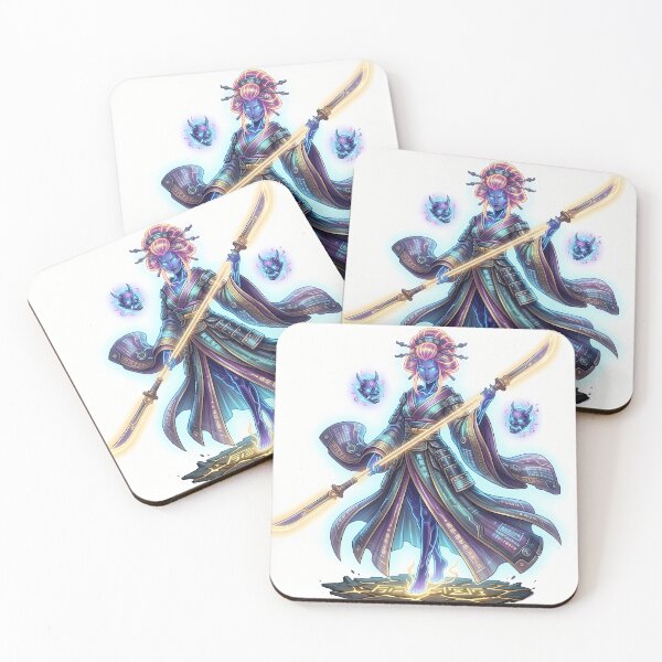 Item preview, Neon Cyber-Samurai Ronin Soul designed and sold by Neo Tokio.