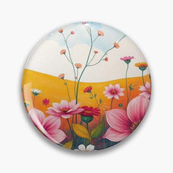 Item preview, Floral Minimalist Landscape Art designed and sold by AllAroundArtist.