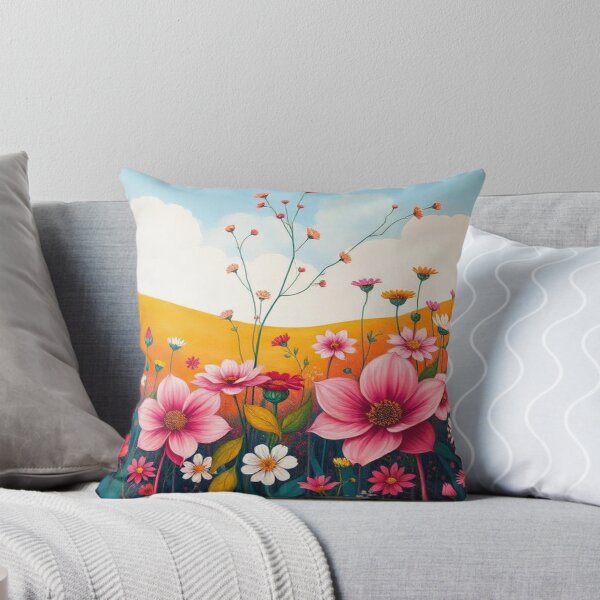 Item preview, Floral Minimalist Landscape Art designed and sold by AllAroundArtist.