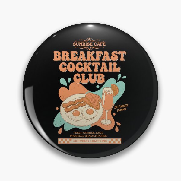 Item preview, Breakfast Cocktail Club Brunch Coffee Bacon Food designed and sold by LuminOrb.