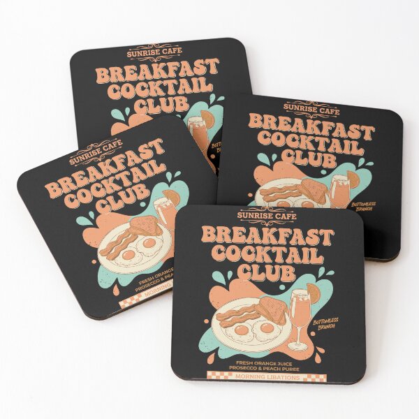 Item preview, Breakfast Cocktail Club Brunch Coffee Bacon Food designed and sold by LuminOrb.