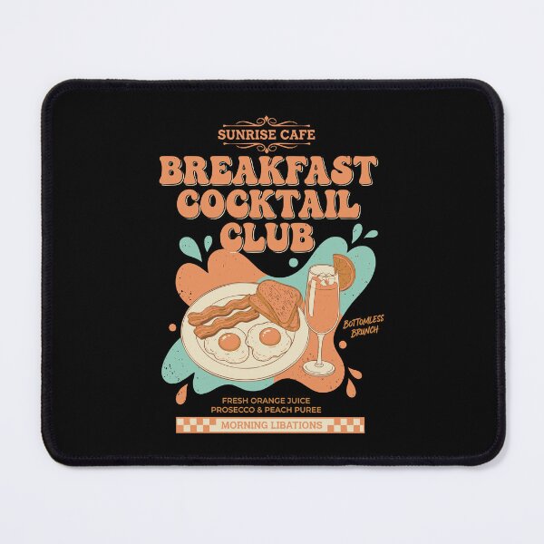 Item preview, Breakfast Cocktail Club Brunch Coffee Bacon Food designed and sold by LuminOrb.