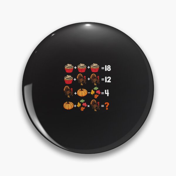 Item preview, Thanksgiving Math Puzzle Order of Operations Funny Math Teacher Design designed and sold by kiralynstration.