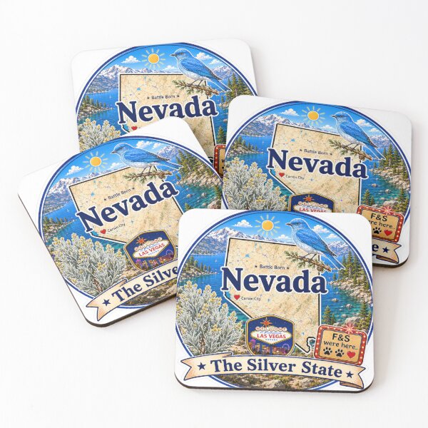 Item preview, Nevada - Collect America with Freckle and Spencer designed and sold by CollectrsCornr.