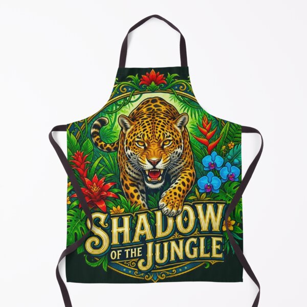 Item preview, Shadow Of The Jungle Jaguar Vintage Tropical Retro Badge designed and sold by MT-Hub | Cute Aesthetic Art, Stickers & Phone Cases.