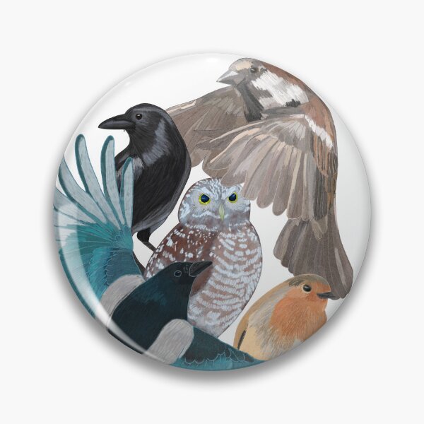 Item preview, 5 birds together designed and sold by CanisSorbus.