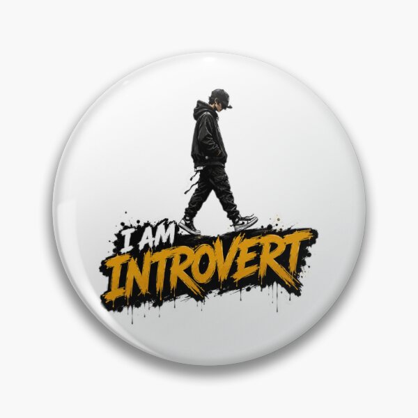 Item preview, Am Introvert – Street Walk Graffiti Sticker designed and sold by Genzfirevibes.