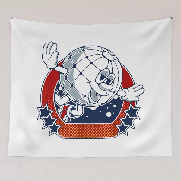 Item preview, Funny Disco Ball Cartoon Character In Space designed and sold by Lexkon Liu's art.