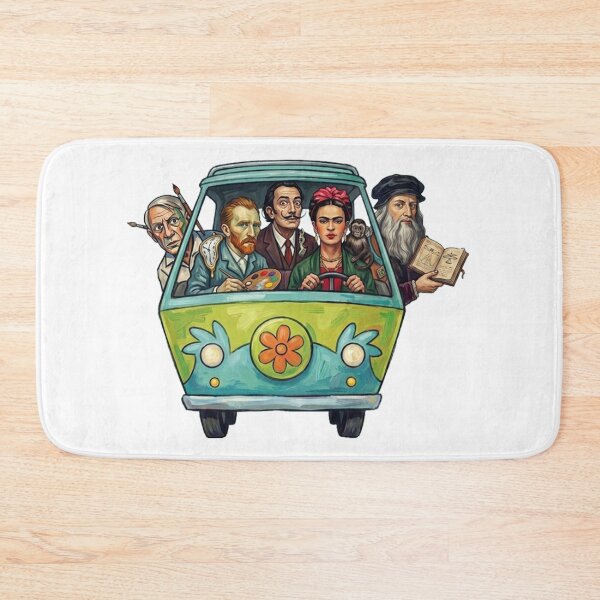 Item preview, Vintage Famous Artists Driving Cars designed and sold by BrianCleghorn.