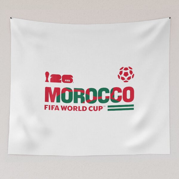 Item preview, Morocco FIFA World Cup 26 Qualifier Football Supporter designed and sold by WoodrowCaldwell.