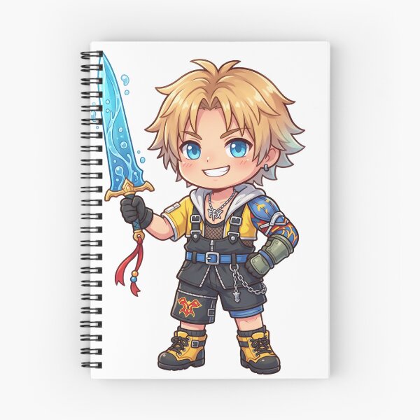 Item preview, Chibi Tidus designed and sold by Solace Sparkles.