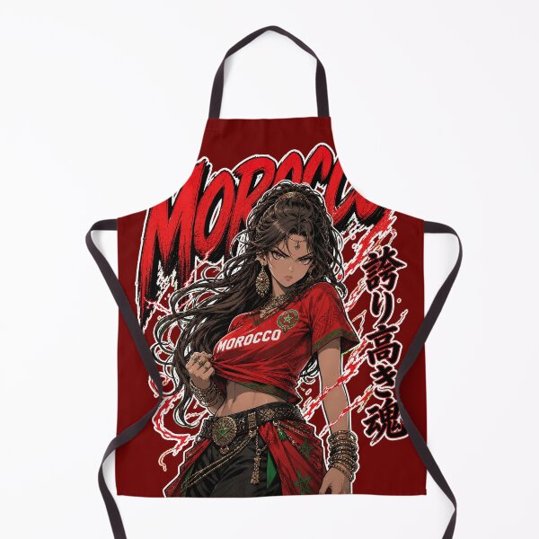 Item preview, Morocco Atlas Lioness Waifu: Anime Football Spirit designed and sold by Senpai Syndicate.